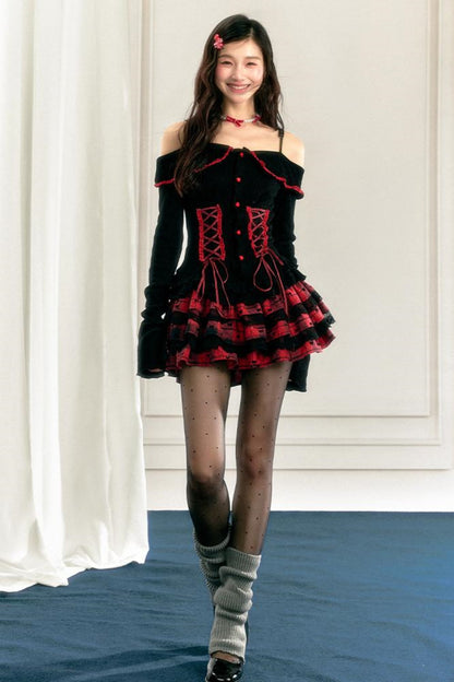 Cake Silhouette Skirt Set-Up