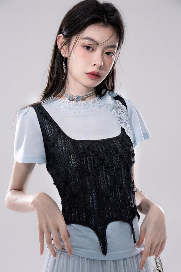 Weekend Cutout Tee Set