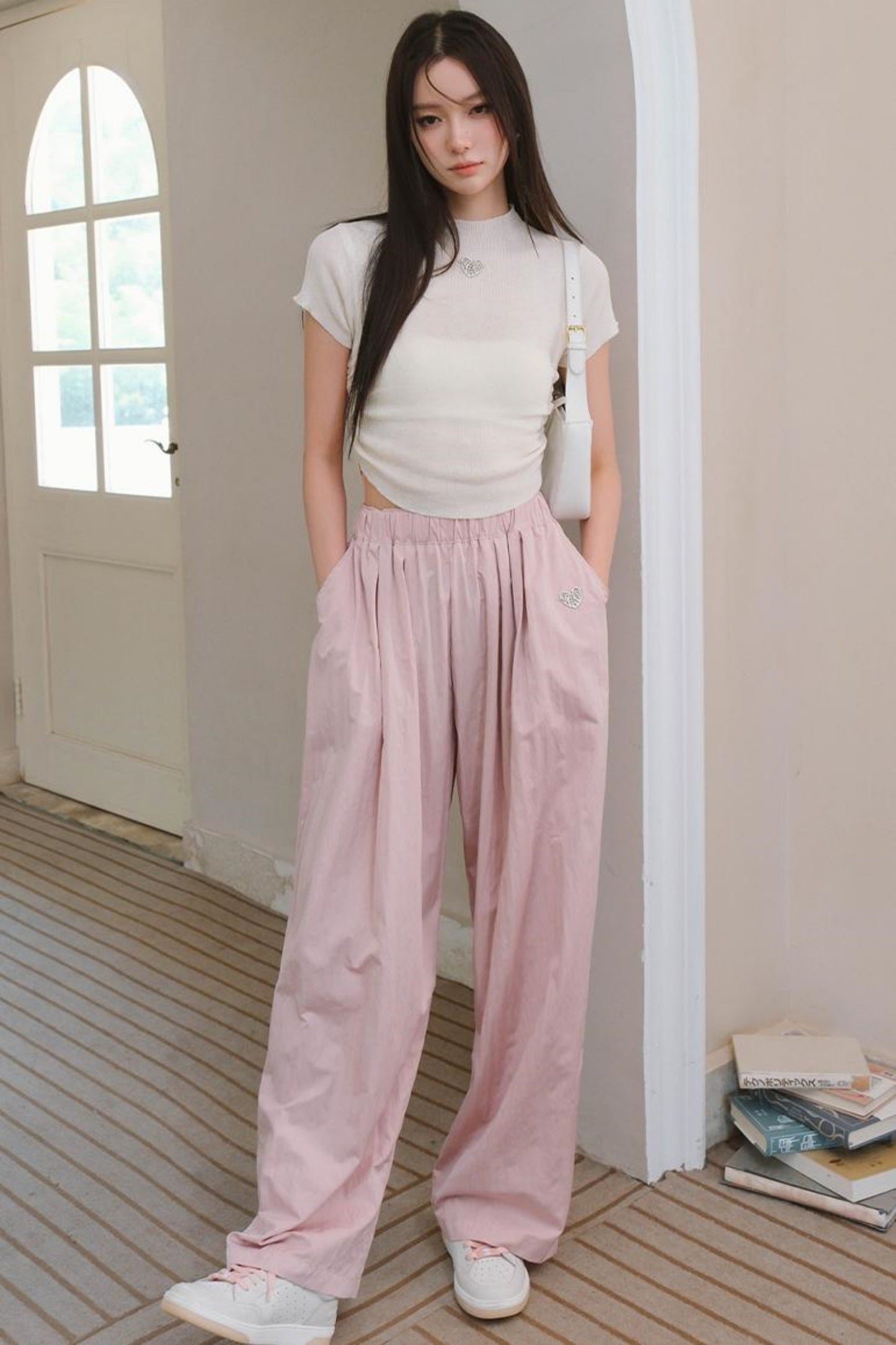 Sweet Spicy High Neck Knit Tee