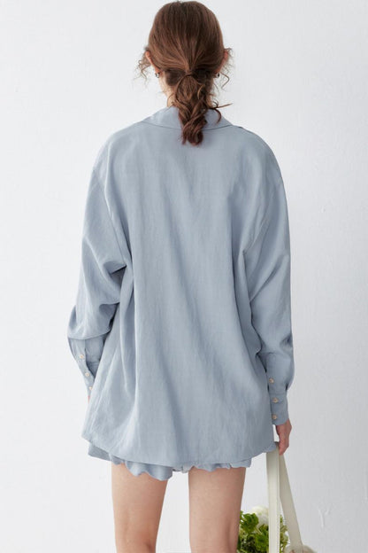 Tencel Shirt And Lycra Pod ShortSkirt Set-Up