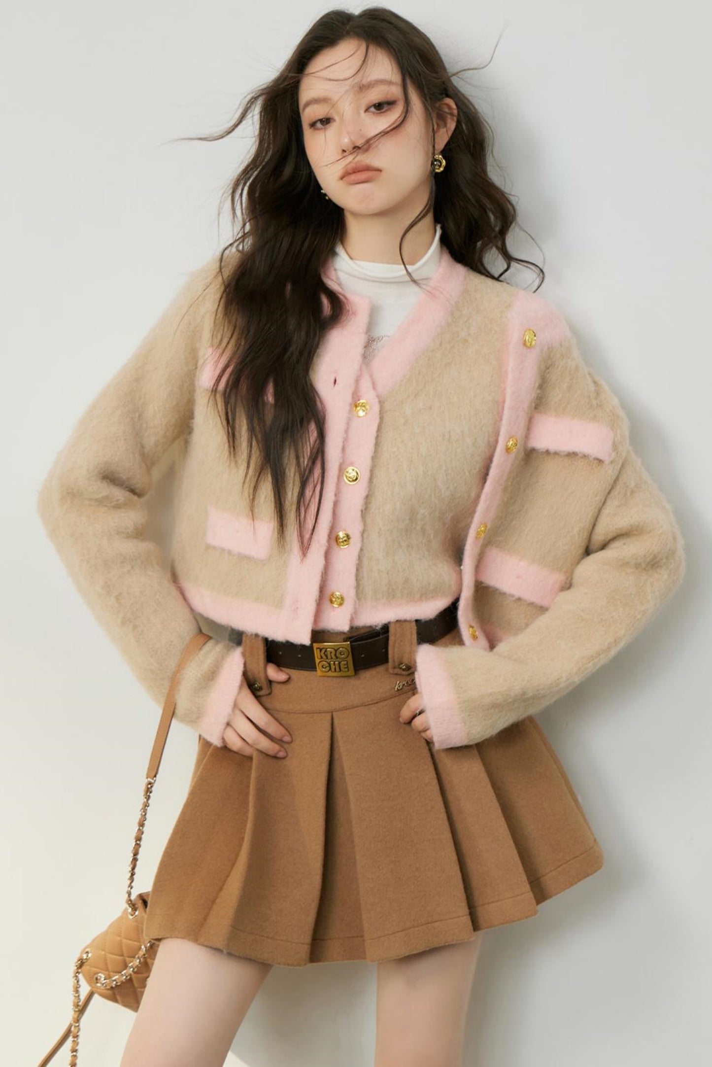 Vintage Style Ombre Knitwear Set-Up