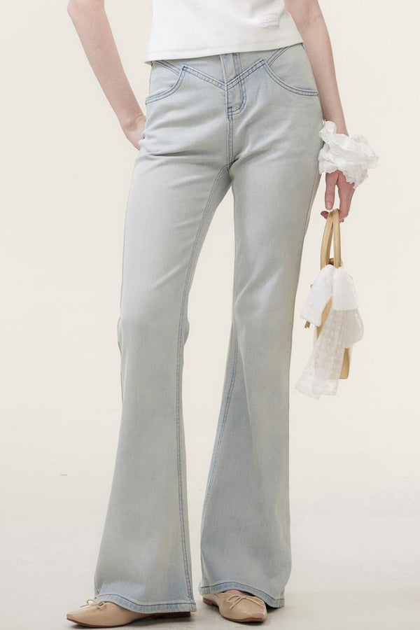 High-Waisted Pear-Shaped Jeans