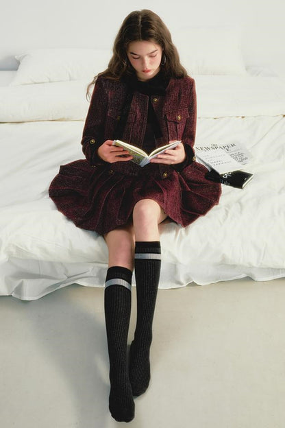 Fragrant Pleated Dress Set-Up