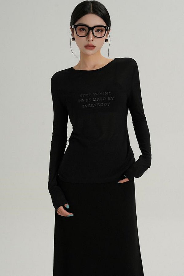 Chic Thin Long Sleeve Inner Tee