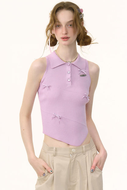 Purple Bow Tank