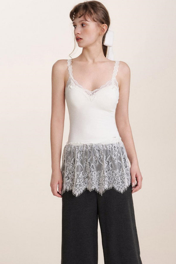 Lace Patchwork Camisole