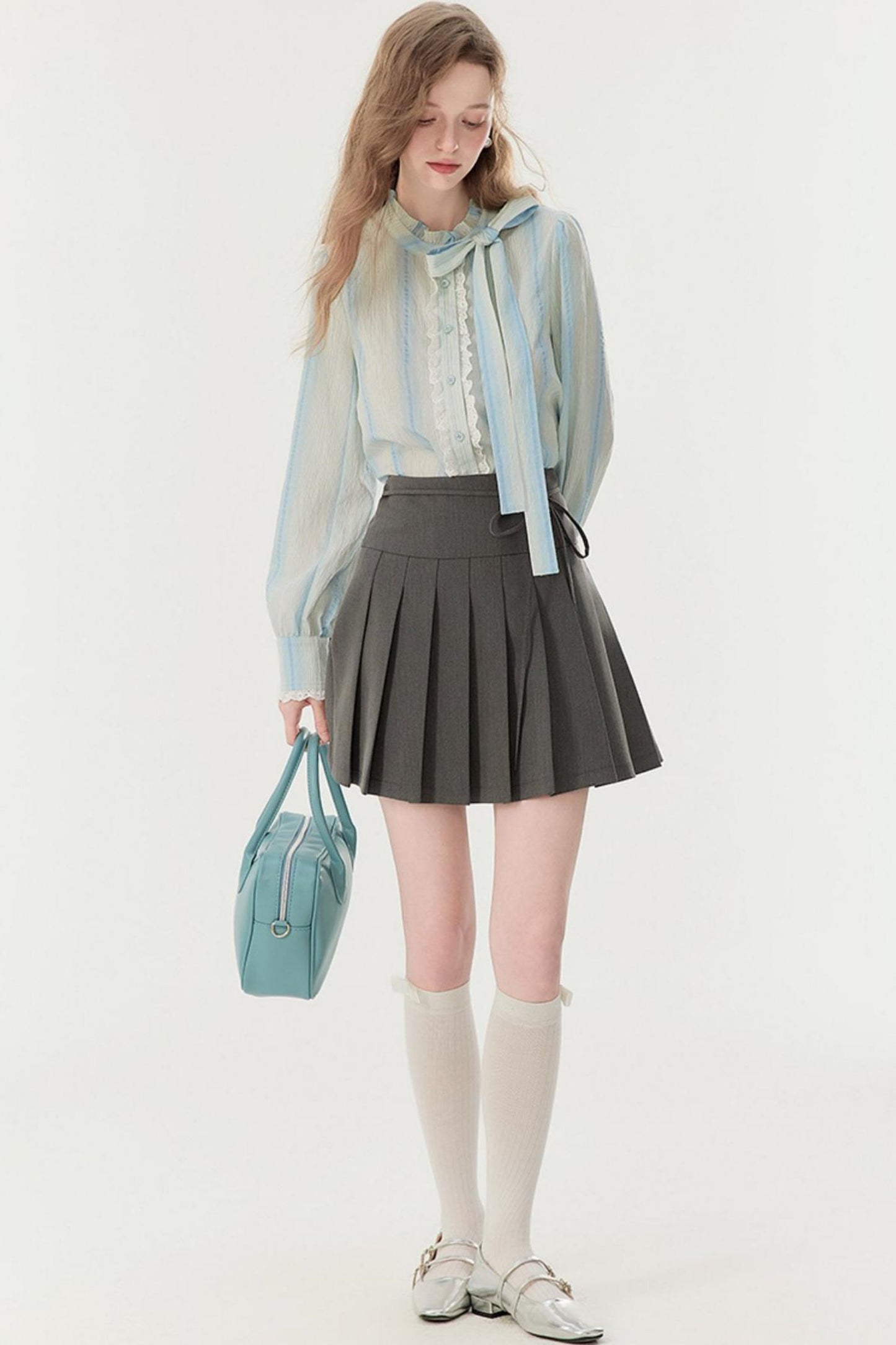 Gradient Stripe Blouse