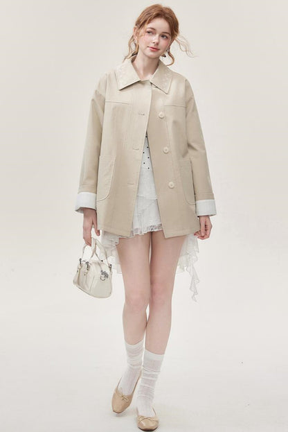 White Lace Mini Dress