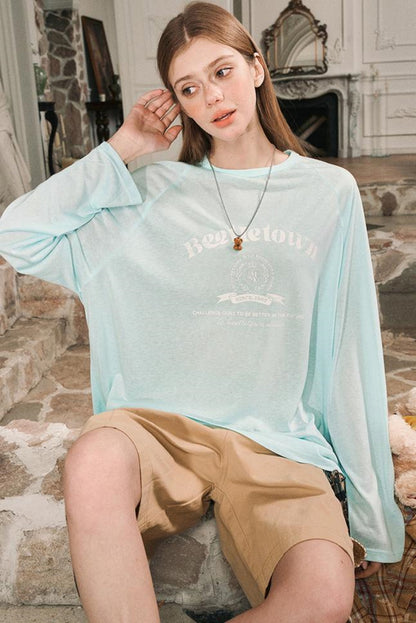 Breathable Long Knit Top