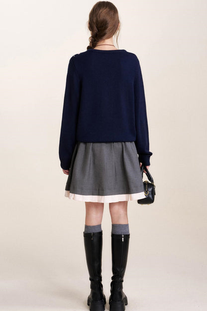 Diamond V-Neck Sweater