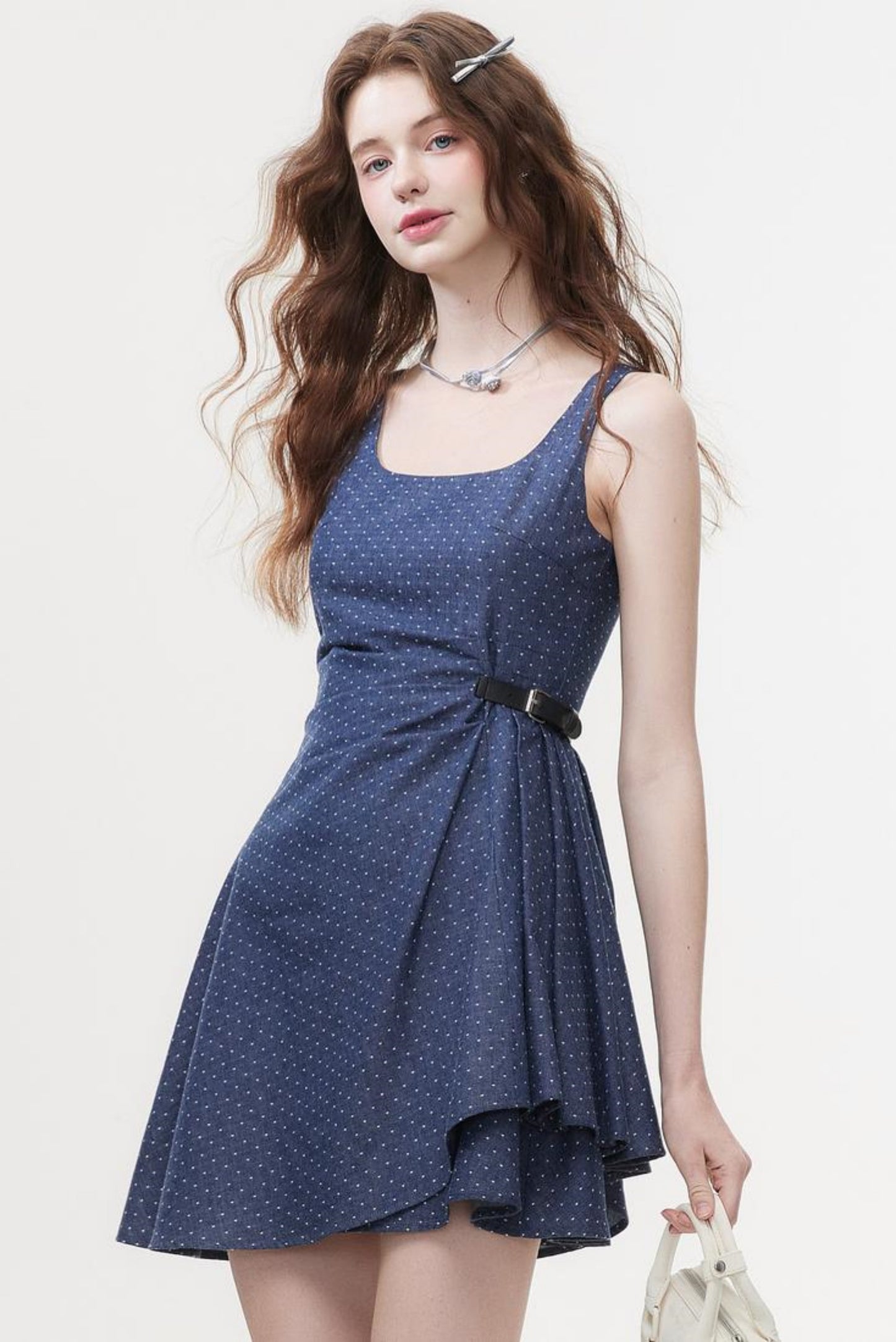 Polka Dot A-Line Dress