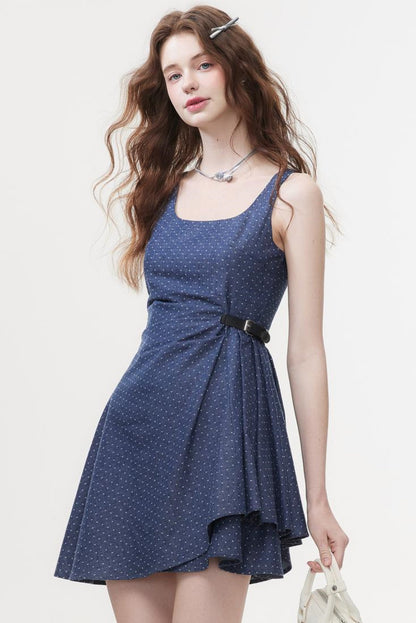 Polka Dot A-Line Dress