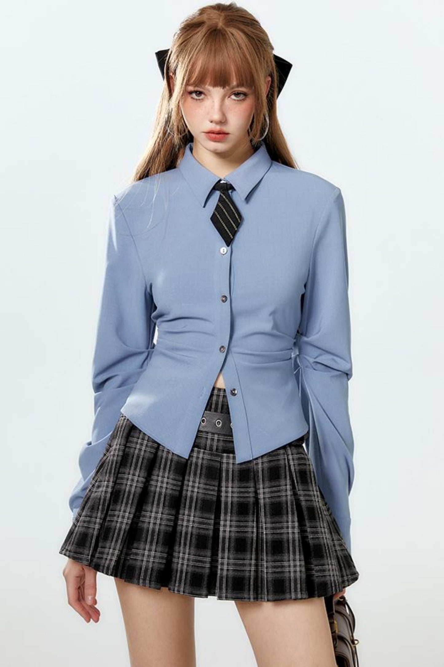 Pleat Diamond Shirt