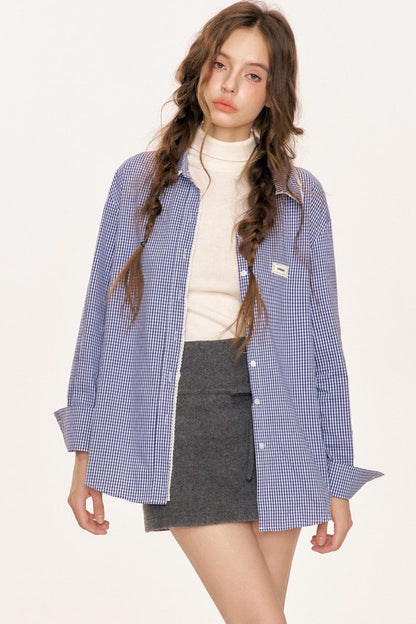 Wool Blend Tweed Mini Skirt