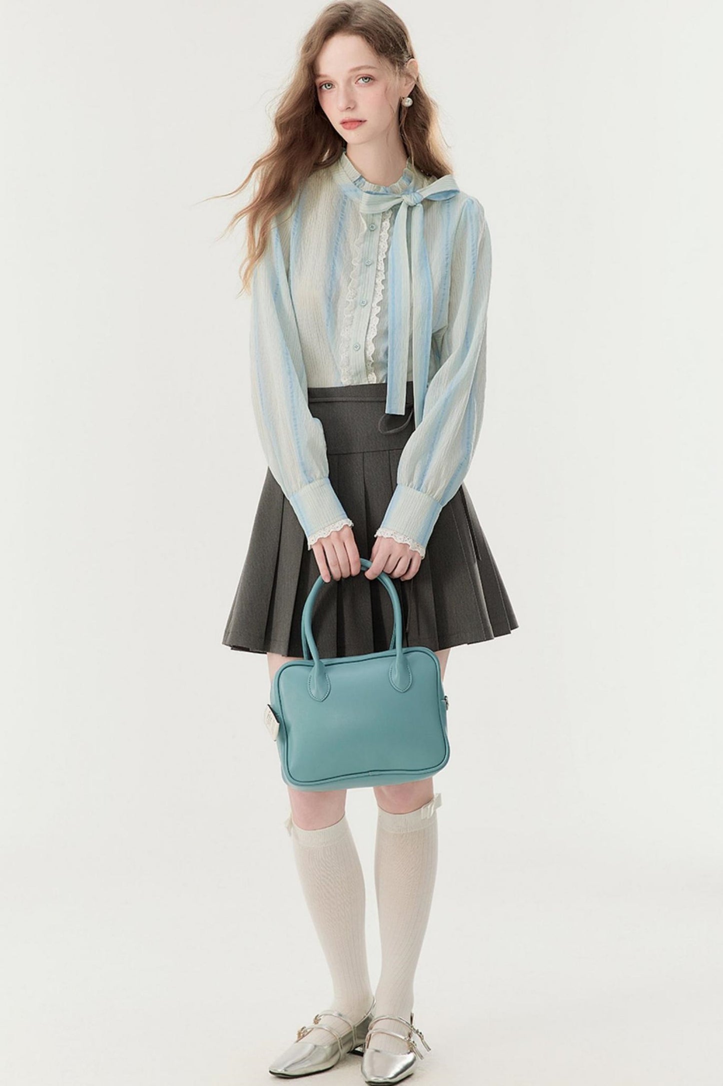 Gradient Stripe Blouse