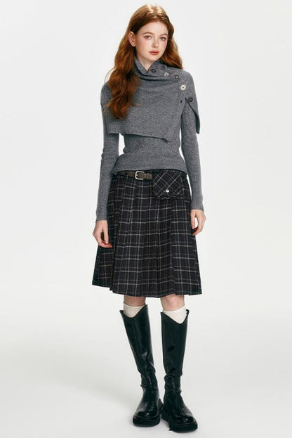 Slim Fit Knit Sweater Set-Up