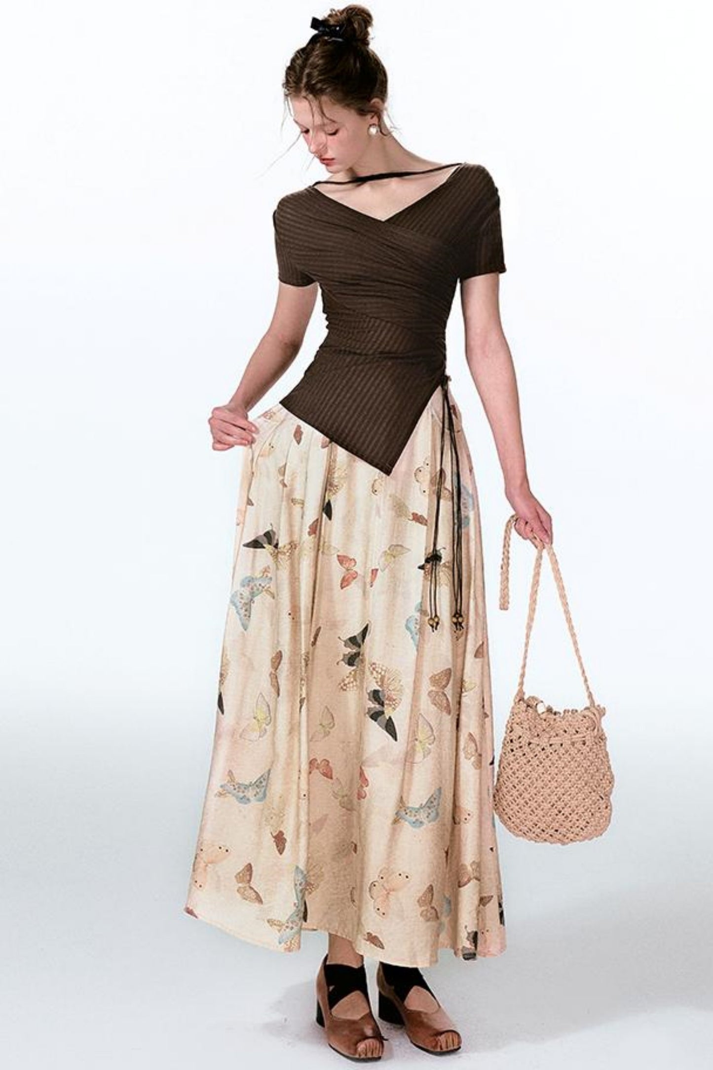 Pleat Bustier Set-Up