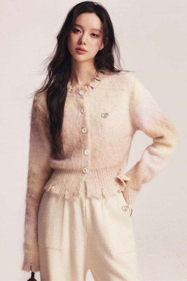 Cozy Gradient Knit Cardigan