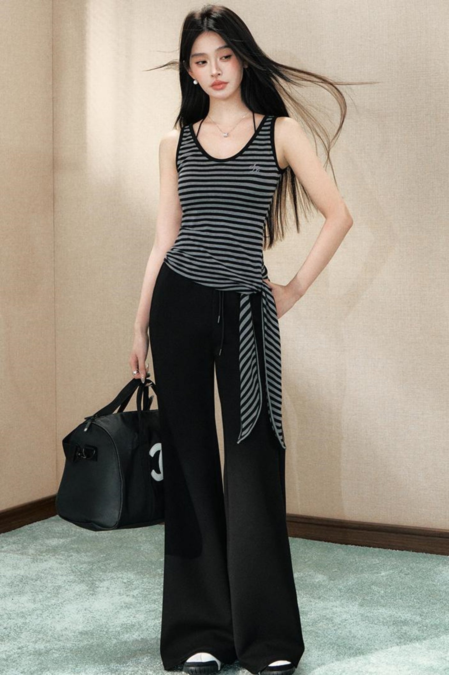 Striped U-Neck Camisole