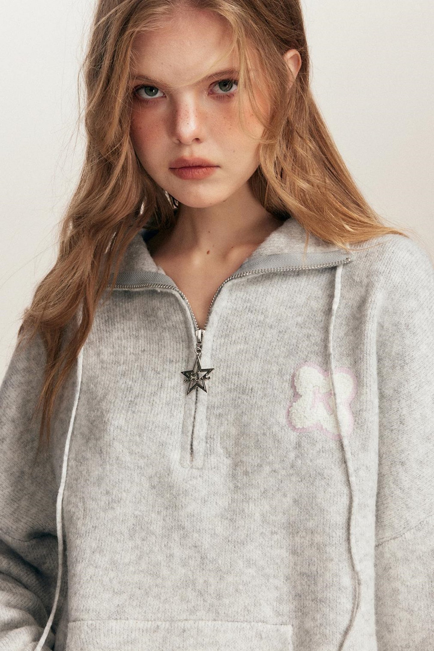 Sculptured Polo Neck Top