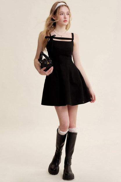 Nocturne Cutout Bow Dress