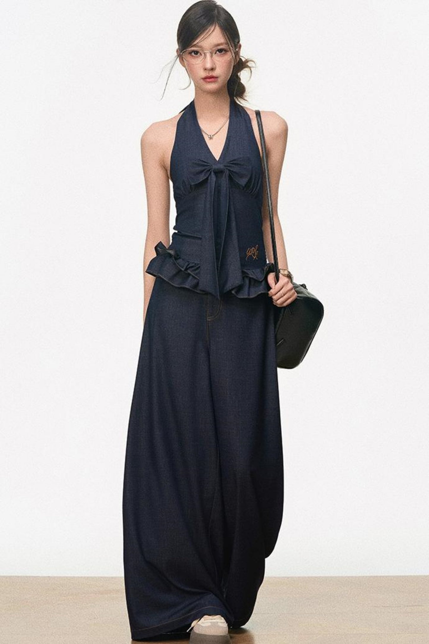 Chic Tencel Denim Suit Set-Up