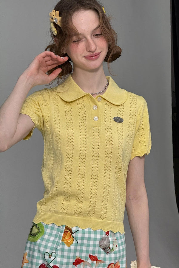 Retro Doll Collar Shirt