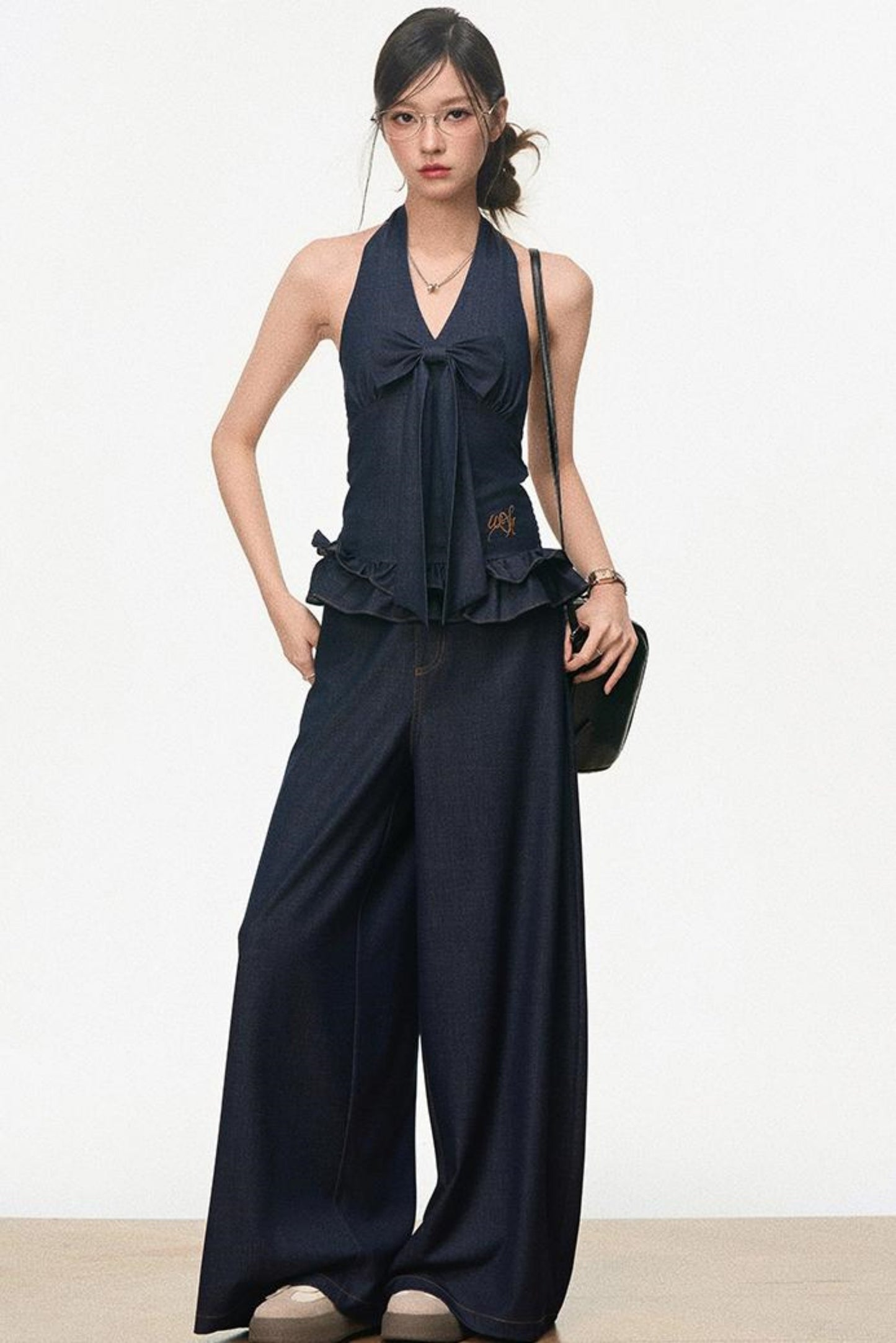 Chic Tencel Denim Suit Set-Up