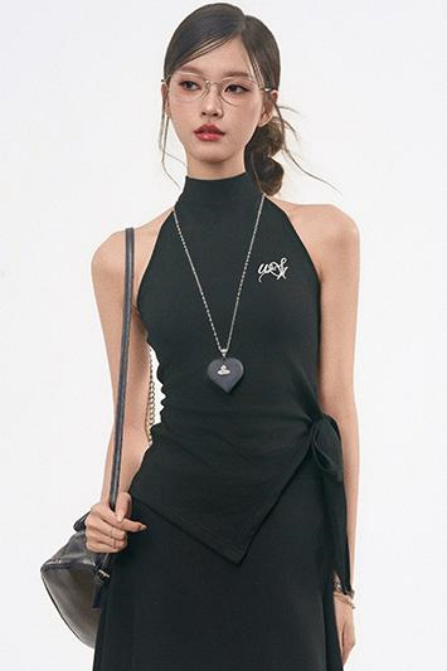 Chic Knit Tie-Top Skirt Set-Up