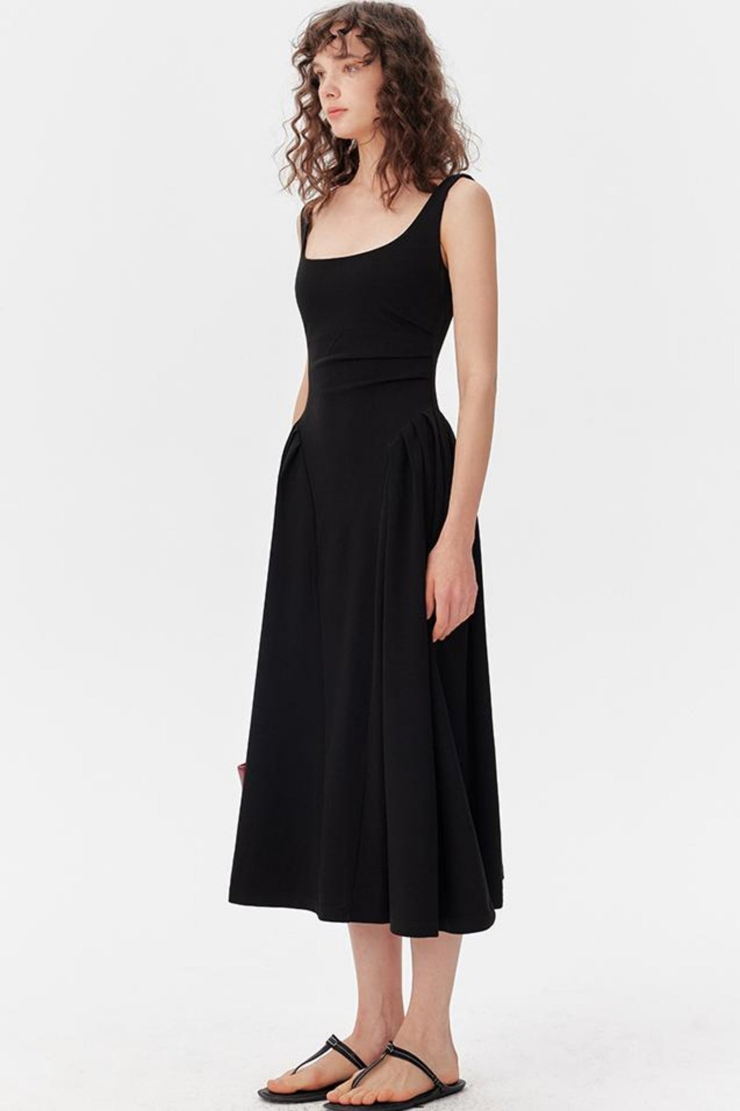 Chic Halter Neck Black Dress