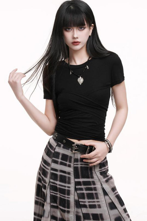 Chic Tie-Waist T-Shirt