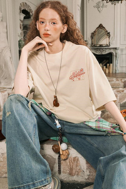 Firework Print Slim Fit T-Shirt