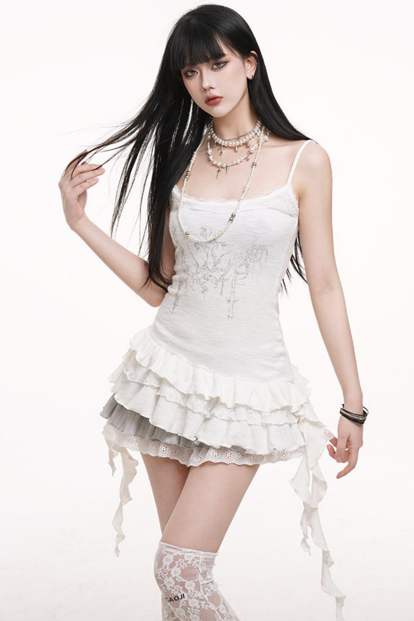 Ghost White Cami Top