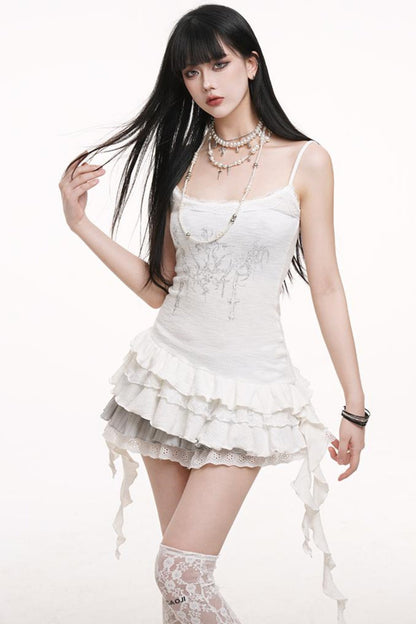 Ghost White Cami Top