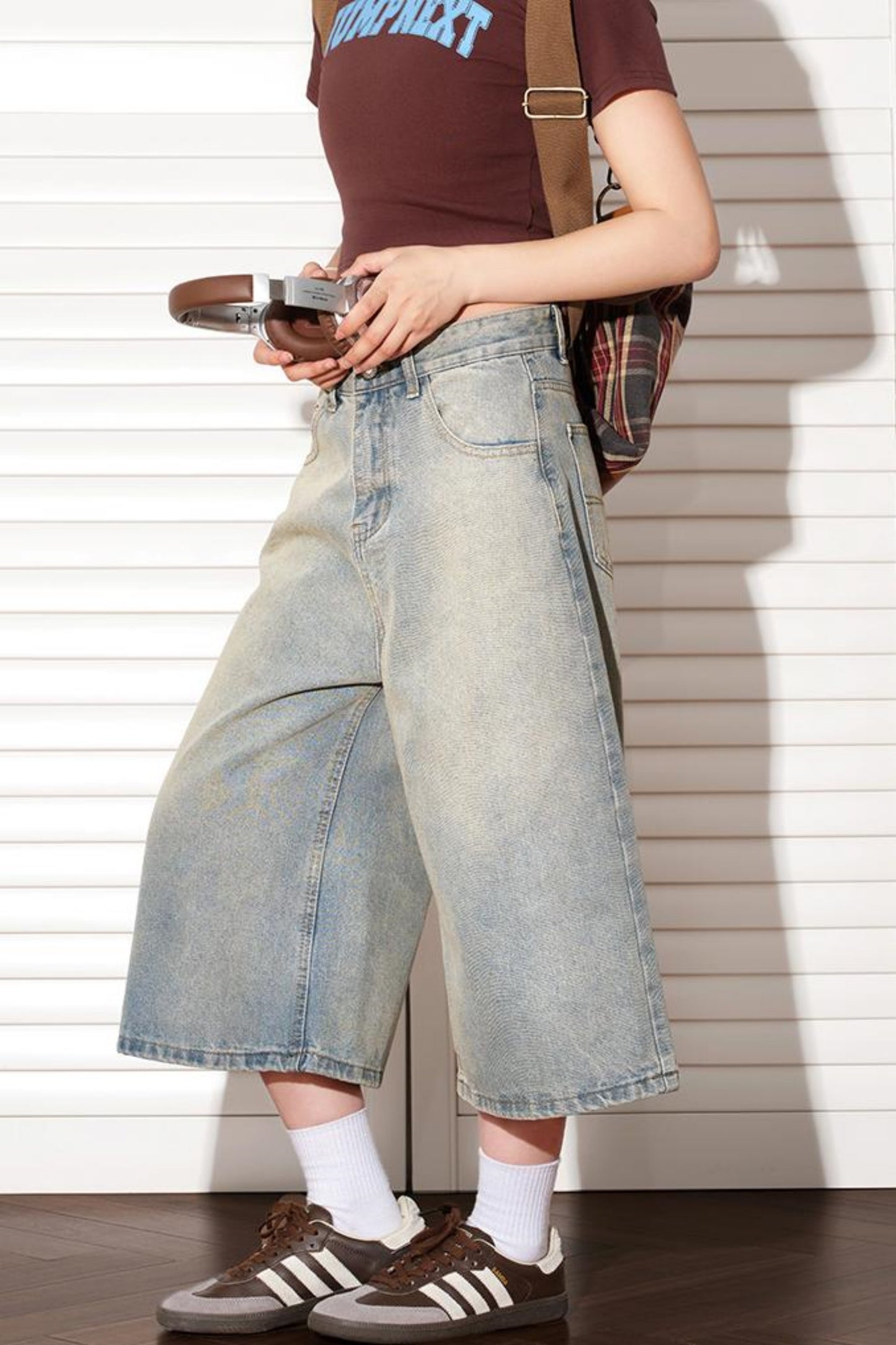 Vintage Denim Washed Shorts