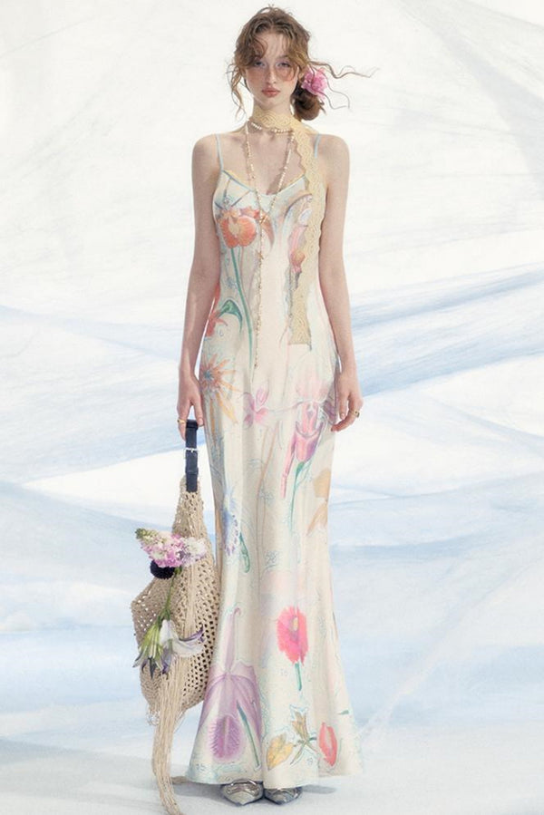 Akiva Halter Maxi Dress