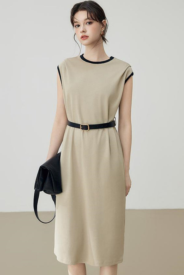 Lady Summer Round Neck Maxi Dress