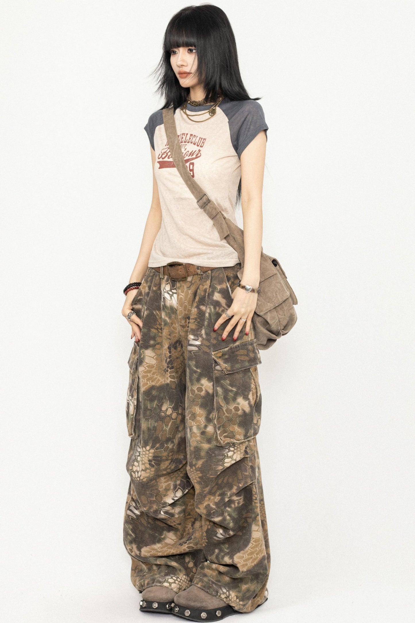 Vintage Color Block Tee