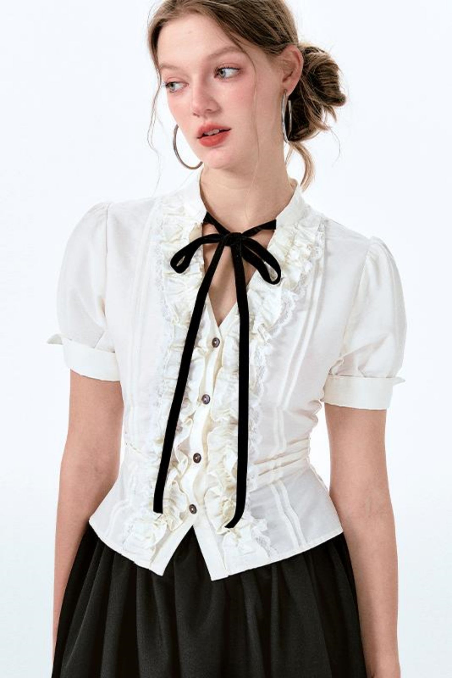 Charm Bow-Waist Bustier Set-Up