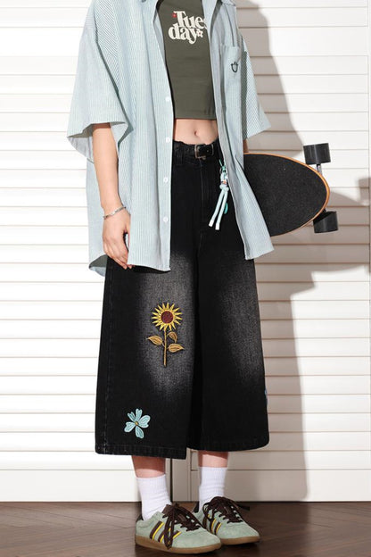 Sunflower Denim Shorts