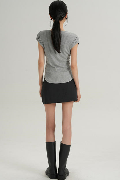 Slim Fit Round Neck Tee