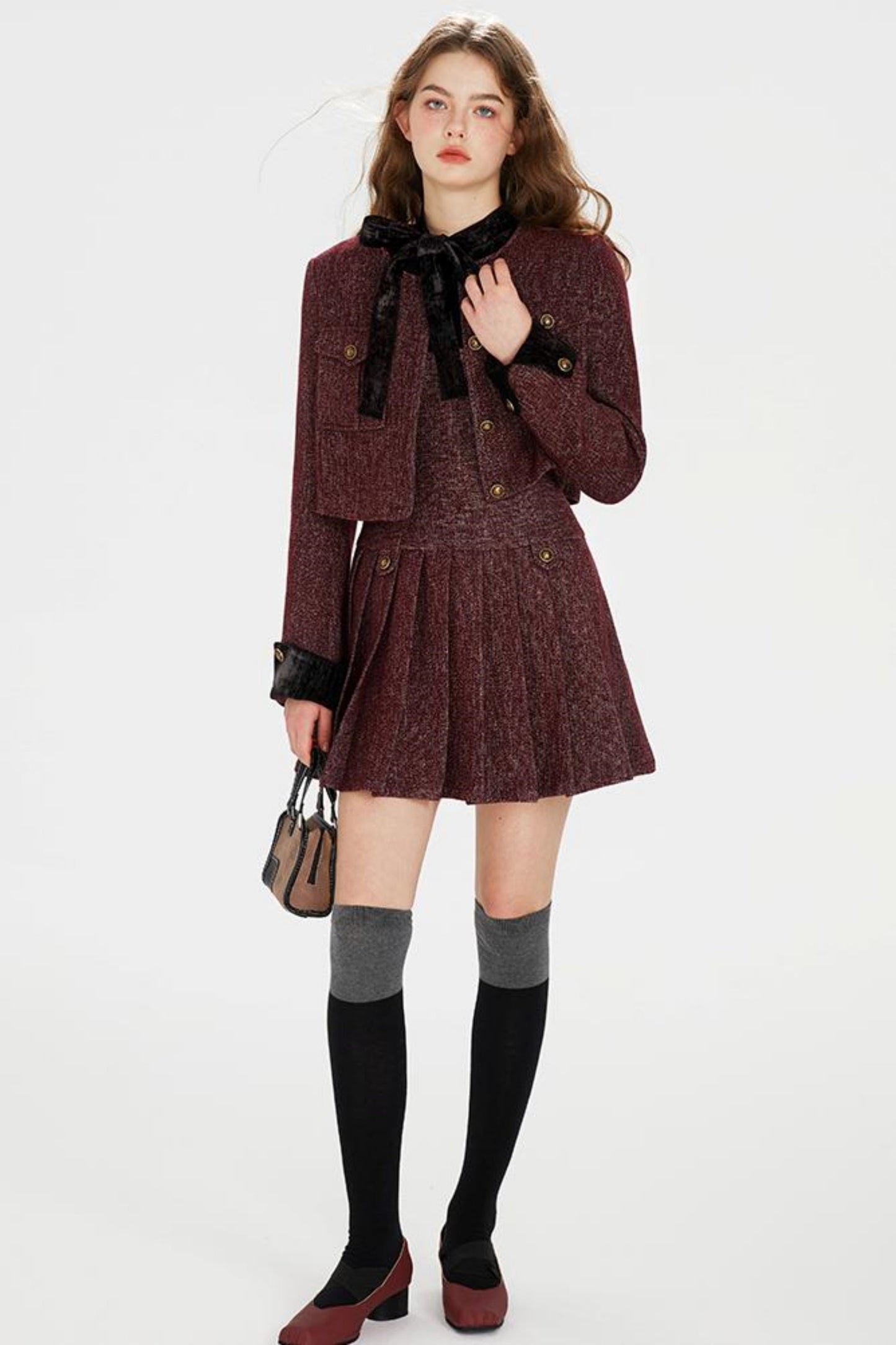 Fragrant Pleated Dress Set-Up