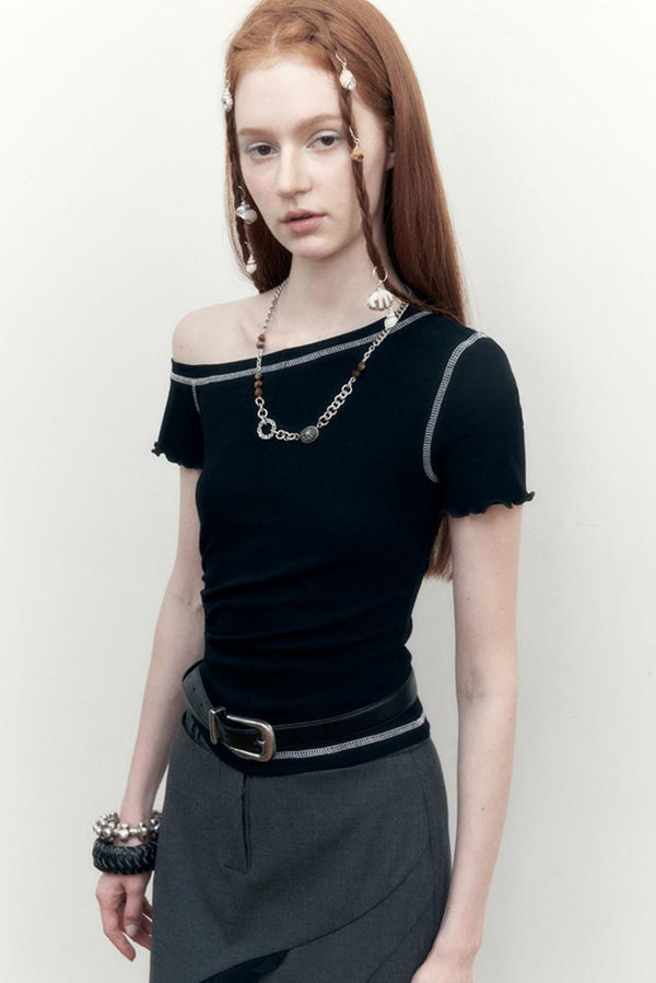 Unique Asymmetrical Summer Tee