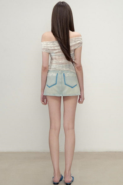 Vibrant One-Shoulder Top