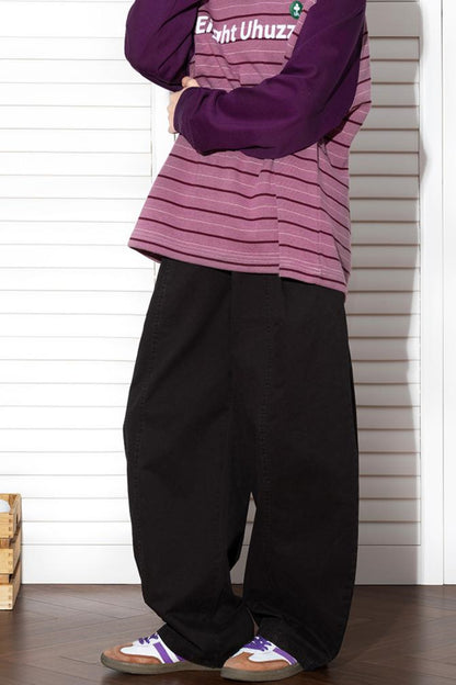 Pure Cotton Straight Leg Pants