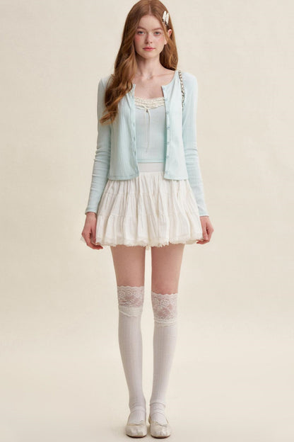 Lace Romantic Two-Piece Top Set