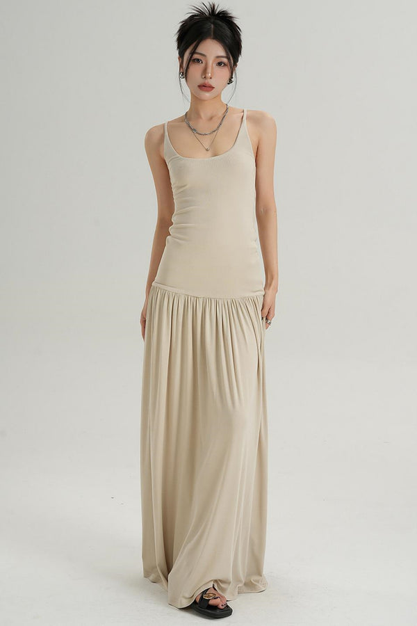 Slim Fit Suspender Dress