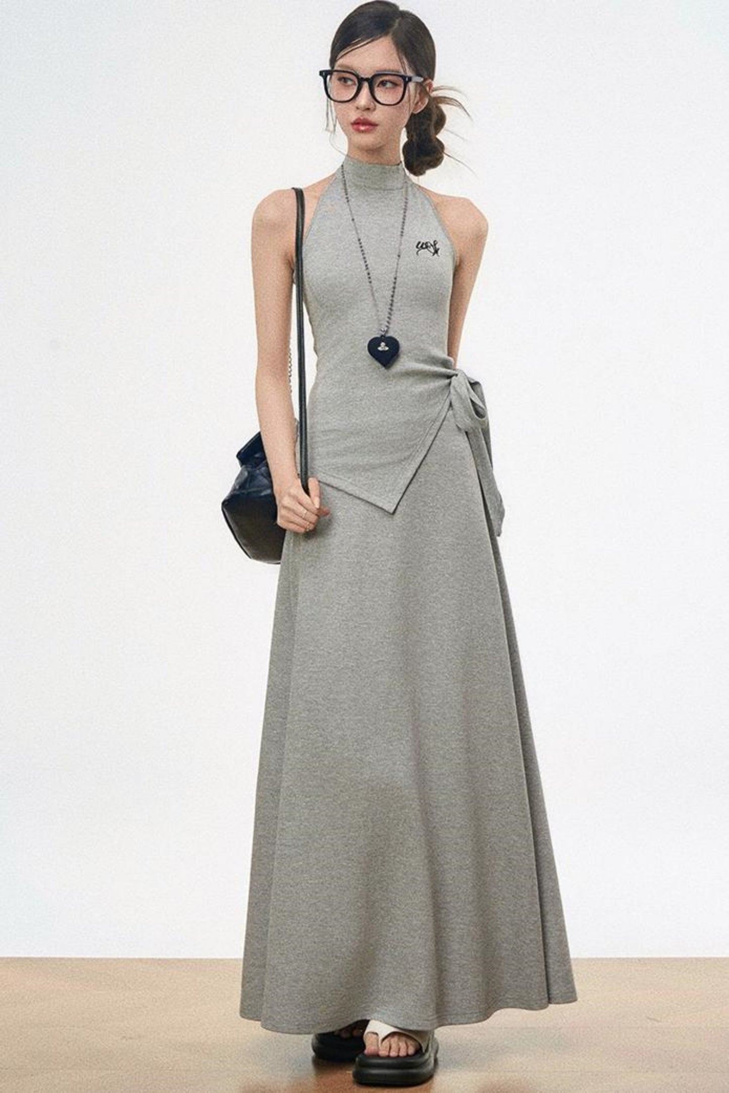 Chic Knit Tie-Top Skirt Set-Up