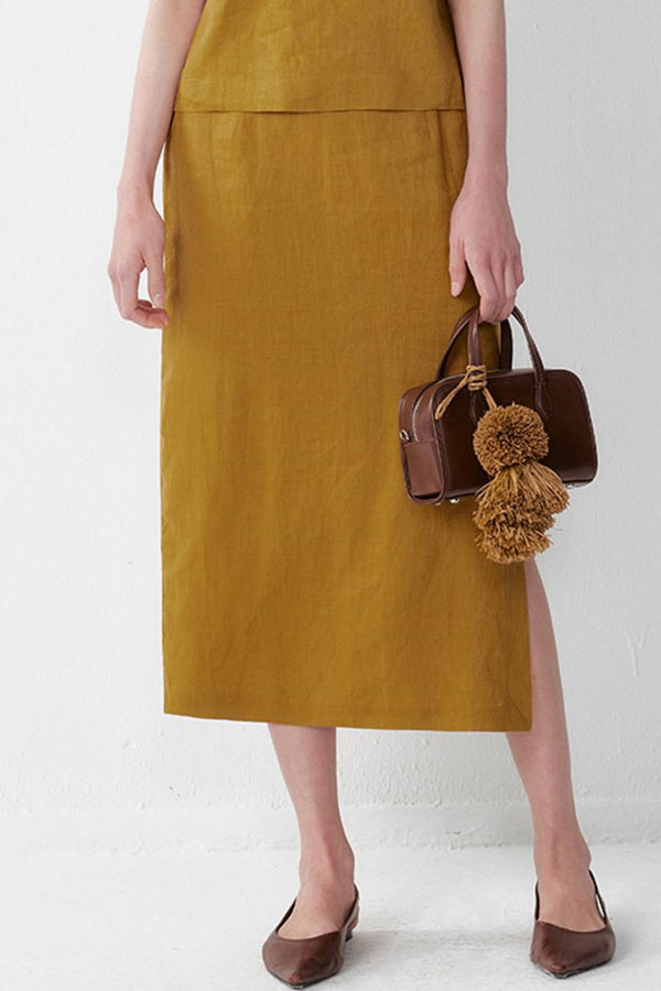 Chic Bowknot V-Neck Vest Set-Up