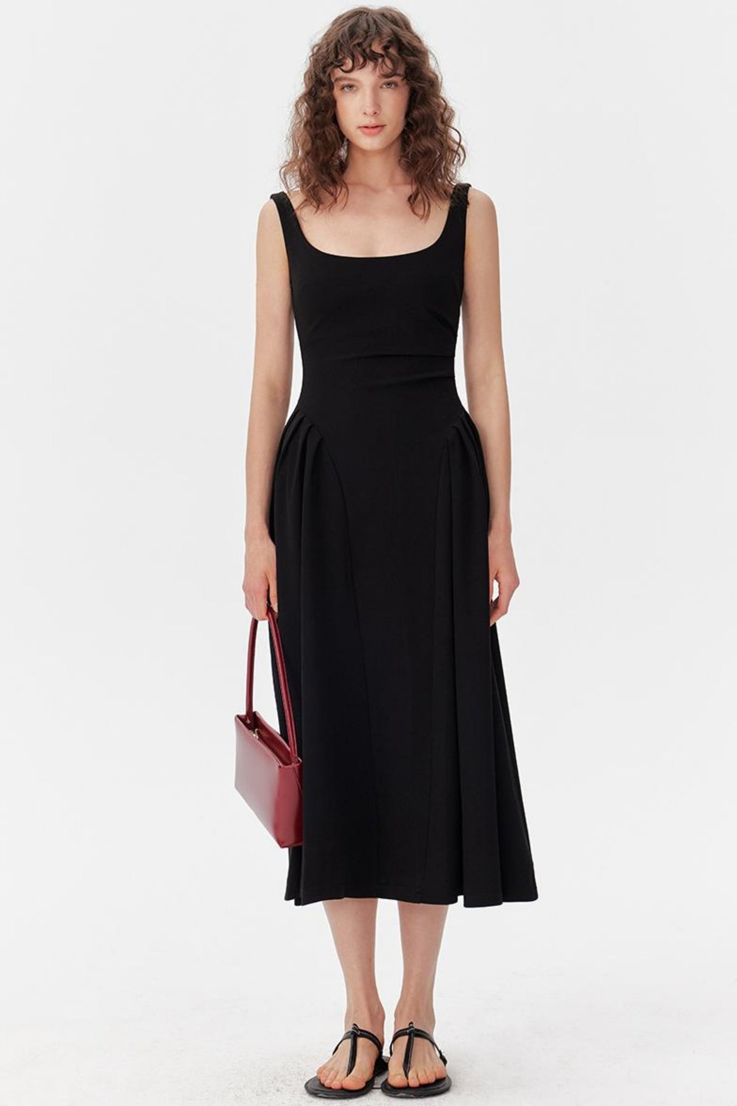 Chic Halter Neck Black Dress